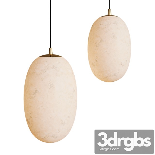 Pendant lamp with ball shade lou chandelier - thumbnail 1