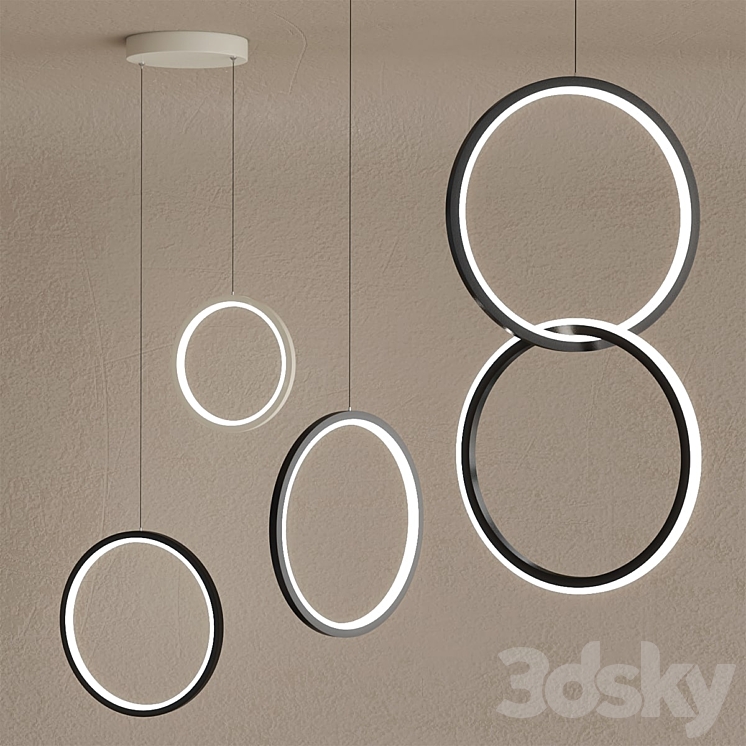 Pendant lamps 05 3DS Max Model - thumbnail 2