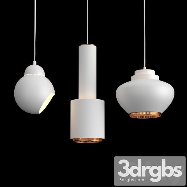 Pendant lamps artek a333 a110 a338 - thumbnail 1