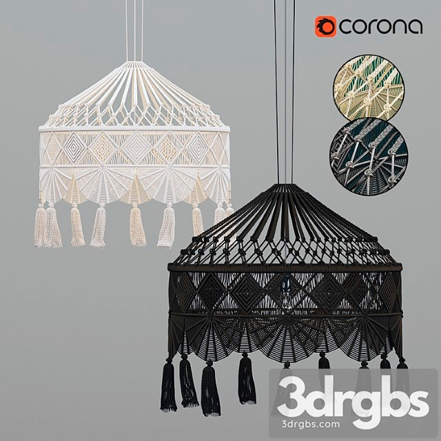 Pendant lampshade 3dsmax Download - thumbnail 1