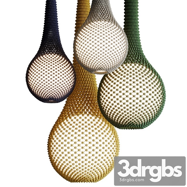 Pendant Light Ariel Zuckerman Knitted Ice Pendant Lamp 3dsmax Download - thumbnail 1