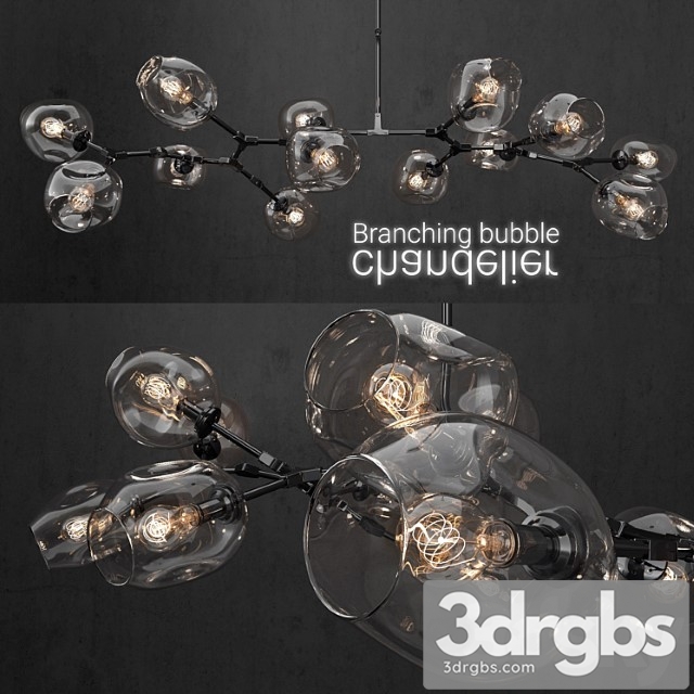 Pendant light Black 3dsmax Download - thumbnail 1