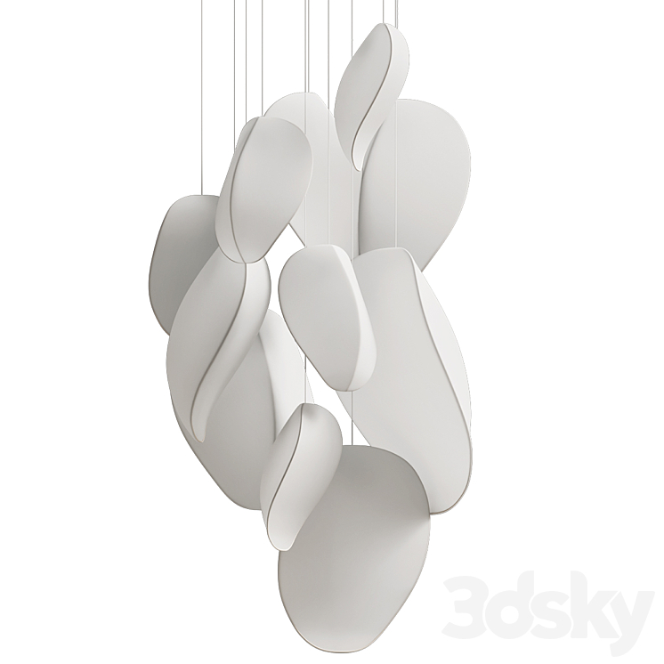 Pendant Light Lunaria Bolia 3DS Max Model - thumbnail 2