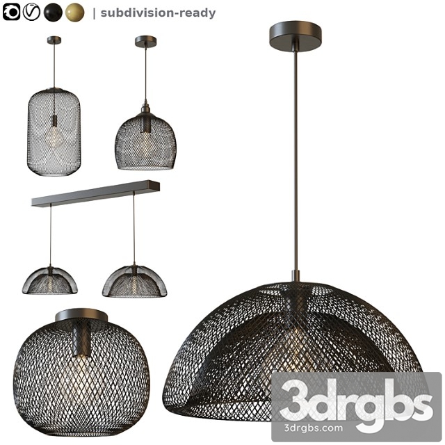 Pendant lights lucide mesh - thumbnail 1