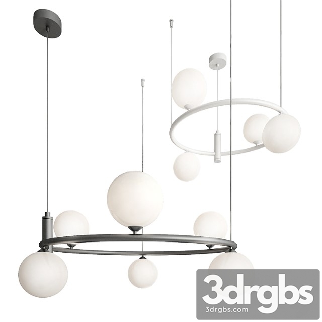 Pendant lights maytoni ring 3dsmax Download - thumbnail 1