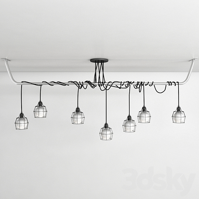 Pendants in a bar 3DSMax File - thumbnail 1