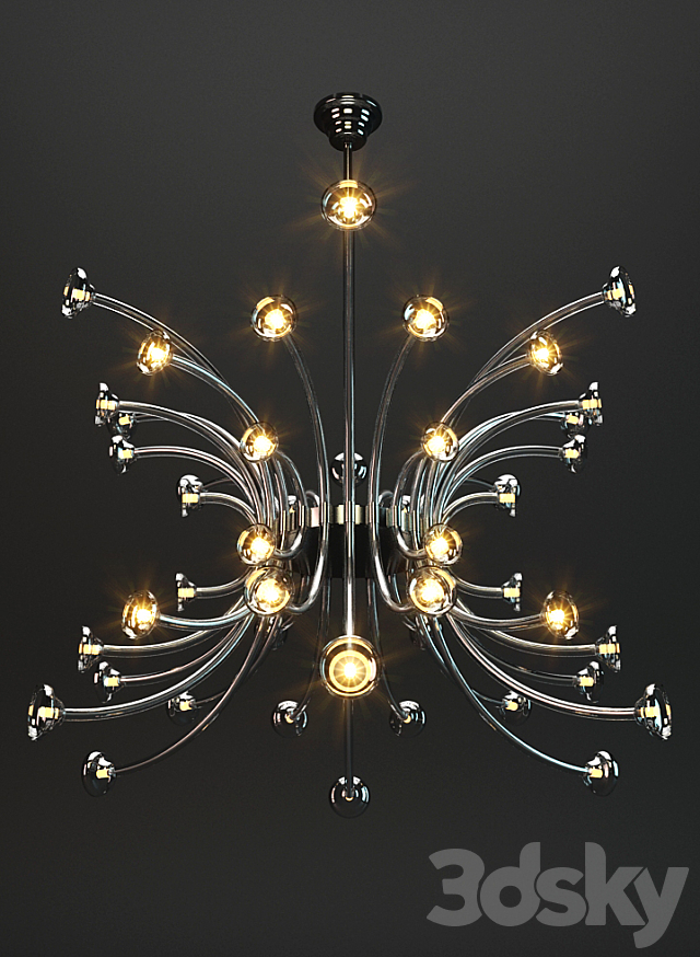 Penta Jei Jei pendant lamp by Nicola Gallizia 3DSMax File - thumbnail 1