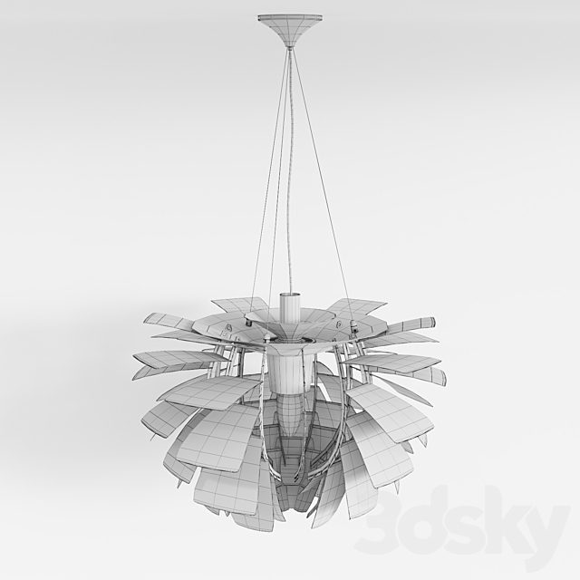 PH Artichoke Pendant Lamp by Paul Henningsen 3DSMax File - thumbnail 3