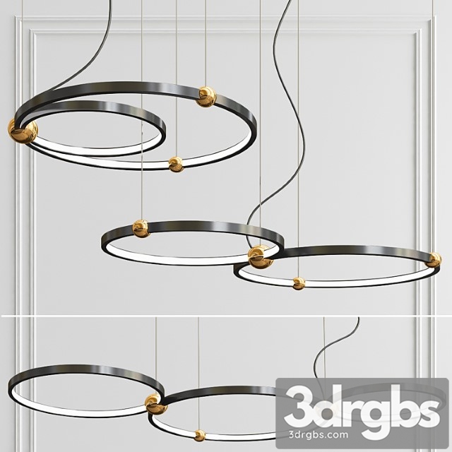 Planetary belt pendant lamp - thumbnail 1