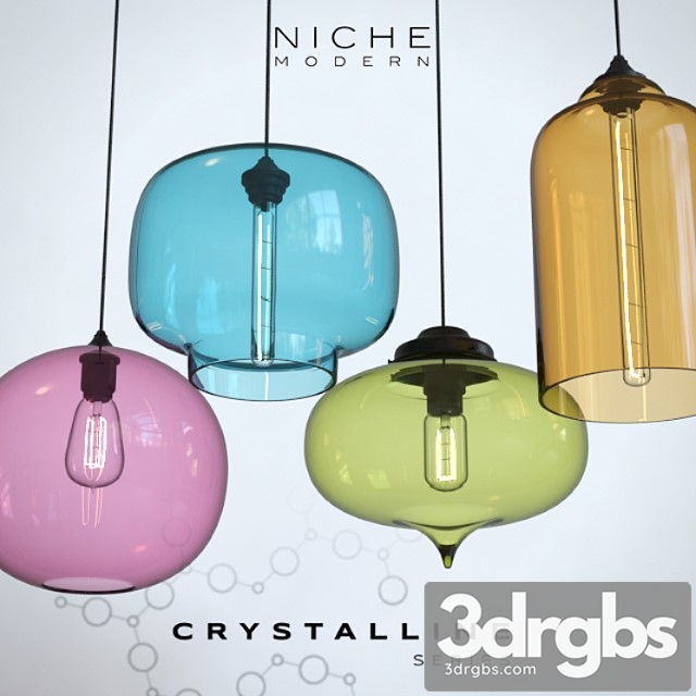 Podviesnyie Svietil Niki Niche Crystalline 3 1 3dsmax Download - thumbnail 1