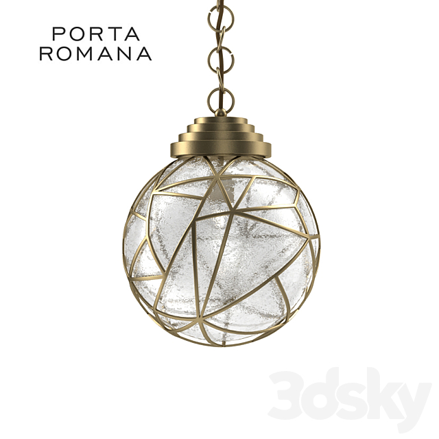 Porta Romana MCL42 COCOON PENDANT 3DSMax File - thumbnail 1