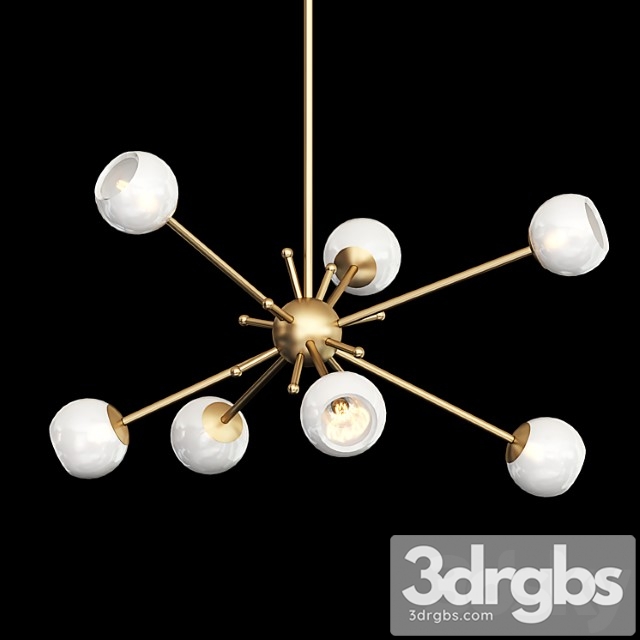 Porta romana orbit 2 chandelier 3dsmax Download - thumbnail 1