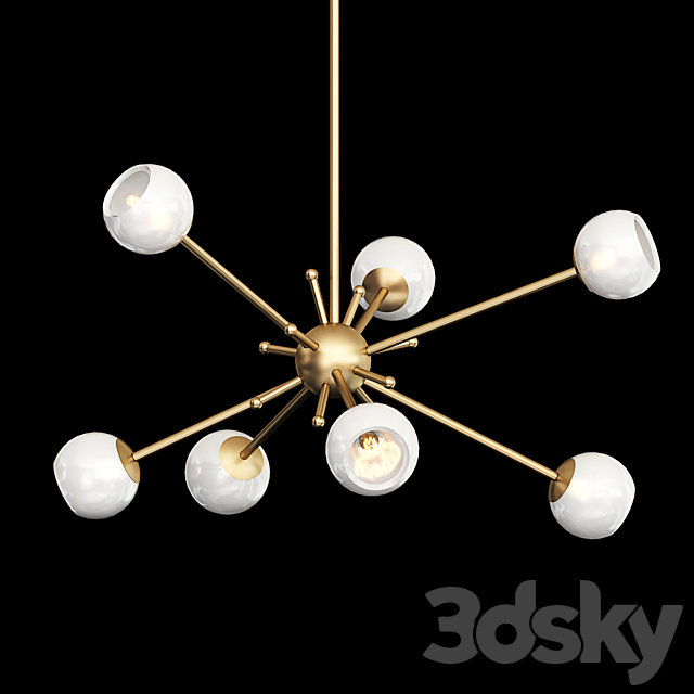 Porta Romana. ORBIT 2 CHANDELIER 3DSMax File - thumbnail 1