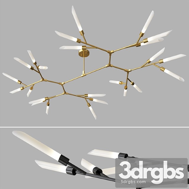 Post modern rotatable branch 3dsmax Download - thumbnail 1