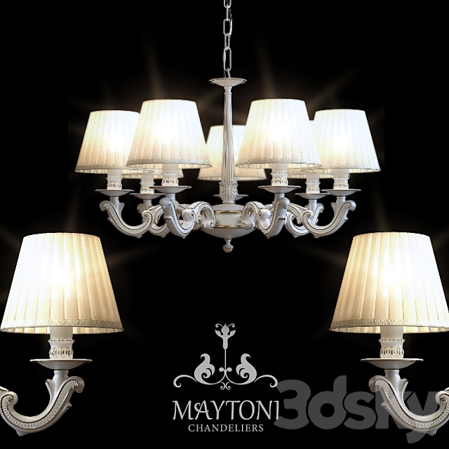 PROFI Maytoni ARM376-07-W 3DS Max Model - thumbnail 1