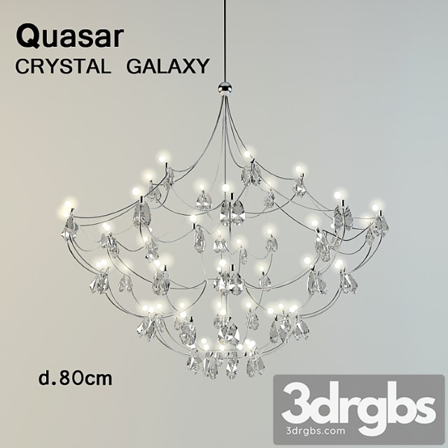 Quasar Crystal Galaxy 3dsmax Download - thumbnail 1