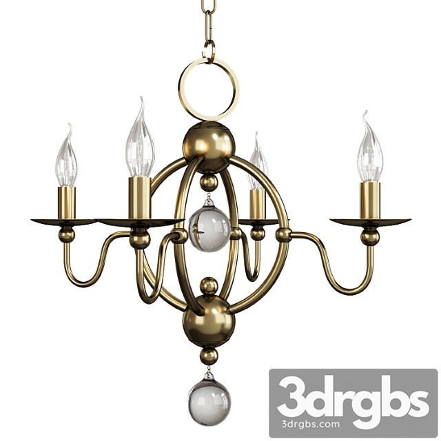 Quatrefoil chandelier - thumbnail 1