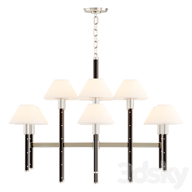 Ralph Lauren – Radford Large 2 Tier Chandelier 3ds Max - thumbnail 2