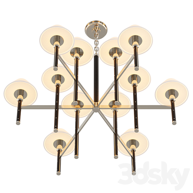 Ralph Lauren – Radford Large 2 Tier Chandelier 3ds Max - thumbnail 3