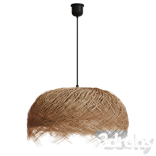 Rattan chandelier samai la redoute - thumbnail 1