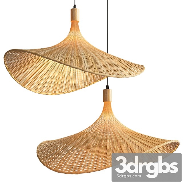 Rattan Lamps 3dsmax Download - thumbnail 1