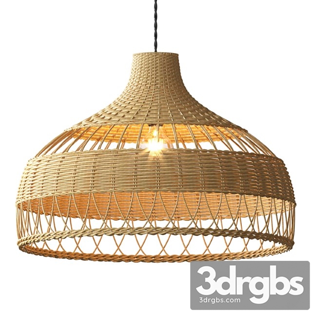 Rattan lighting - thumbnail 1