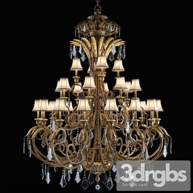 Ravenna Chandelier 3dsmax Download - thumbnail 1