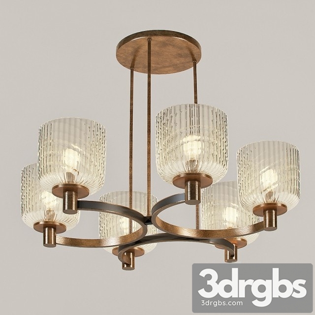 Remains Murano Glass Chandelier 3dsmax Download - thumbnail 1