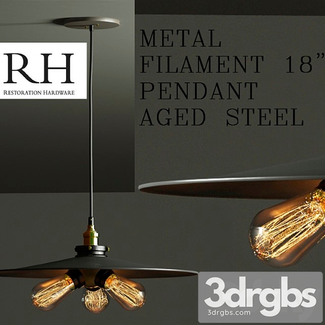 Restoration Hardware 30 3dsmax Download - thumbnail 1