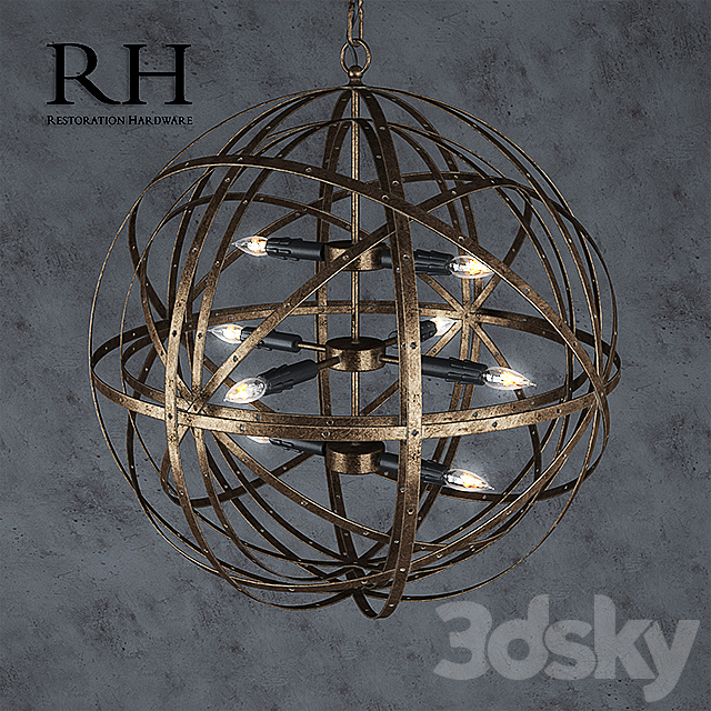 Restoration Hardware 3ds Max - thumbnail 1