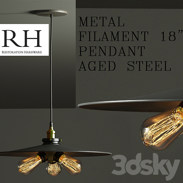 Restoration Hardware 3ds Max - thumbnail 1