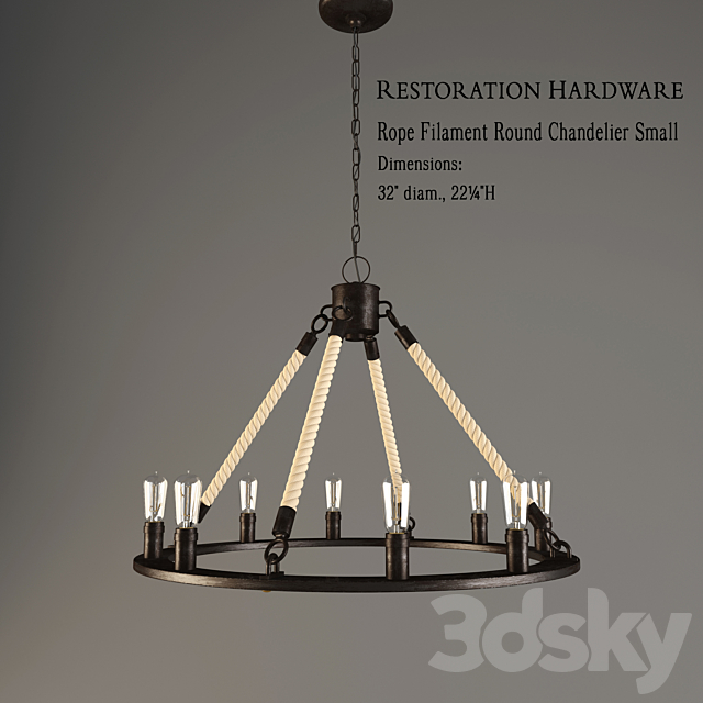 Restoration Hardware 3DSMax File - thumbnail 1