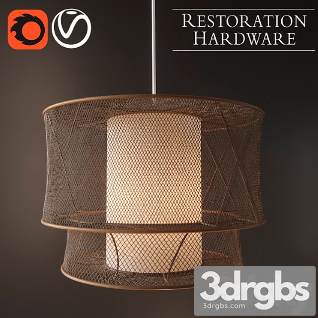 Restoration hardware avril 2 3dsmax Download - thumbnail 1