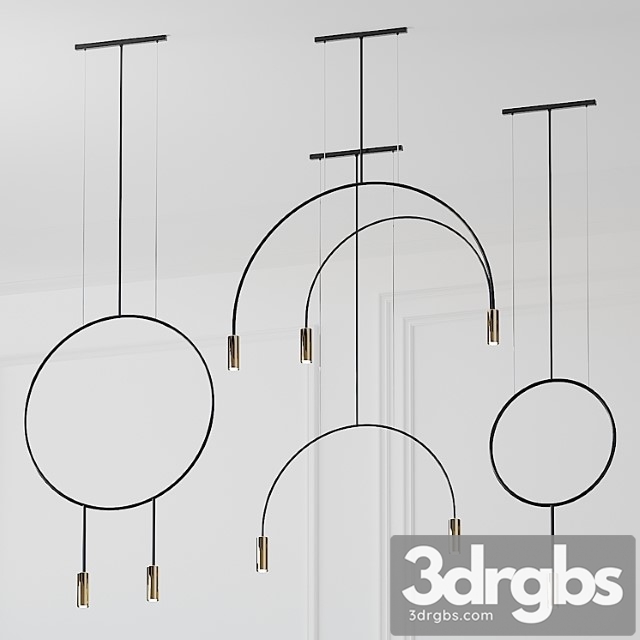 Revolta pendant lights 3dsmax Download - thumbnail 1