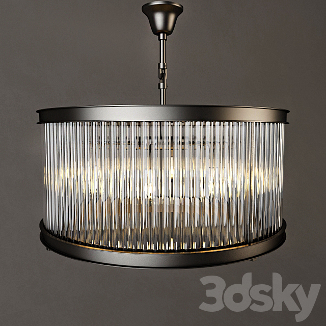 RH 1920S ESSEX CRYSTAL ROD CHANDELIER MEDIUM 3DSMax File - thumbnail 1