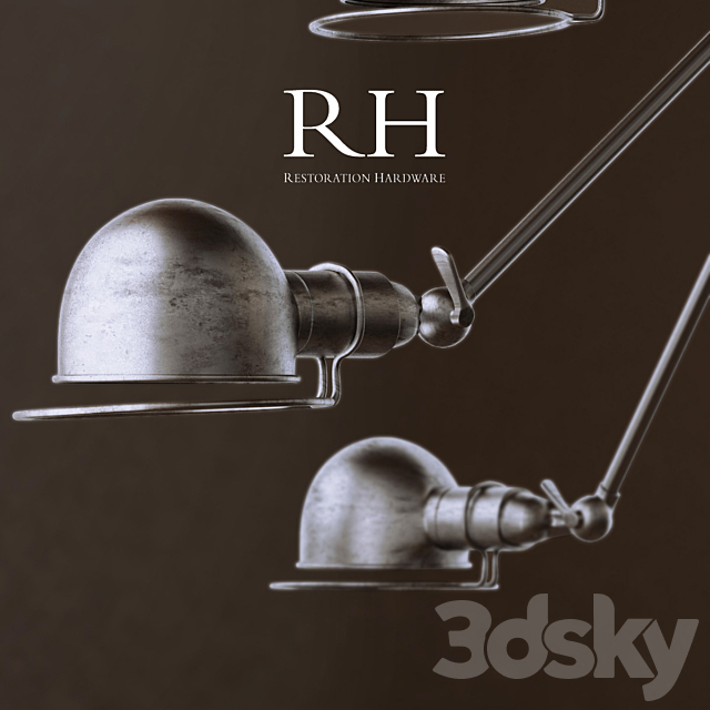 RH ATELIER CHANDELIER 3DS Max Model - thumbnail 2