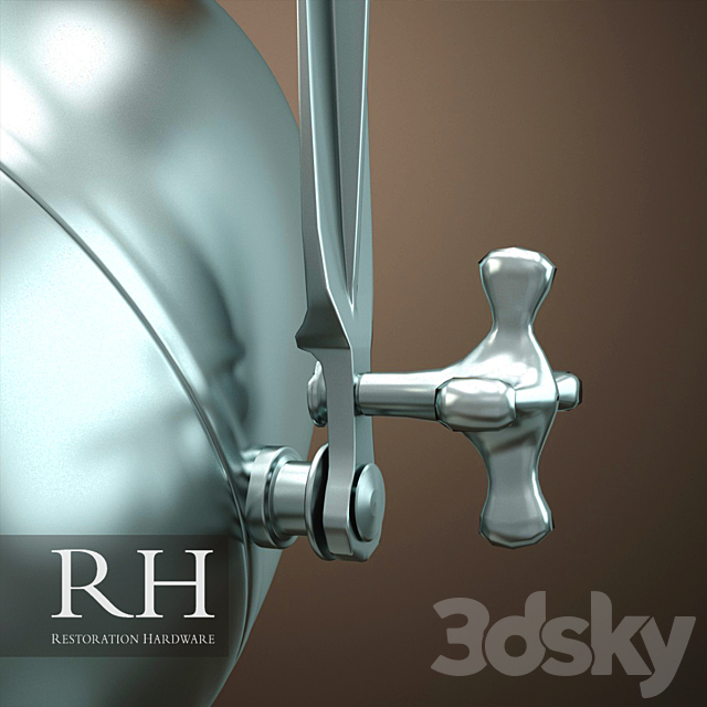 RH LANGLEY PENDANT COLLECTION (2 size) 3DSMax File - thumbnail 2