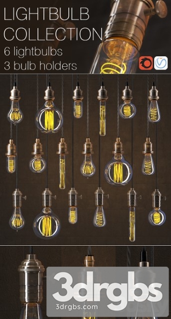 RH Lightbulb Collection Vol 2 3dsmax Download - thumbnail 1