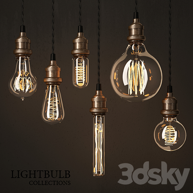 RH – LIGHTBULB COLLECTIONS 3DS Max Model - thumbnail 1