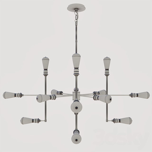 RH VARICK CHANDELIER 43 3DSMax File - thumbnail 3