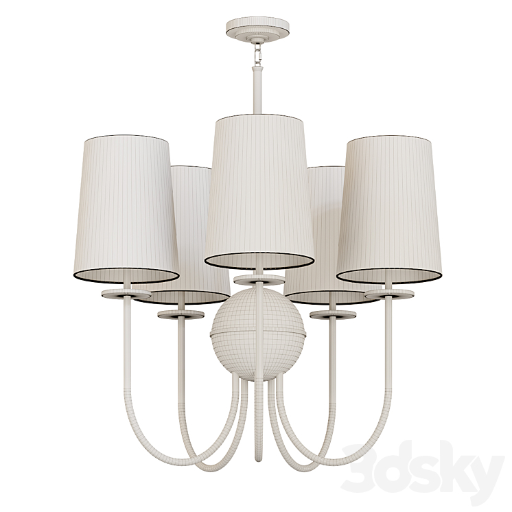 Robert Abbey Fineas Chandeliers.1 3DS Max Model - thumbnail 2