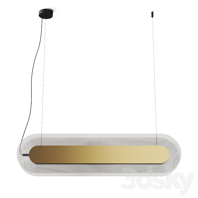 Roche Bobois Dorienne Pendant Lamp 3DS Max Model - thumbnail 2