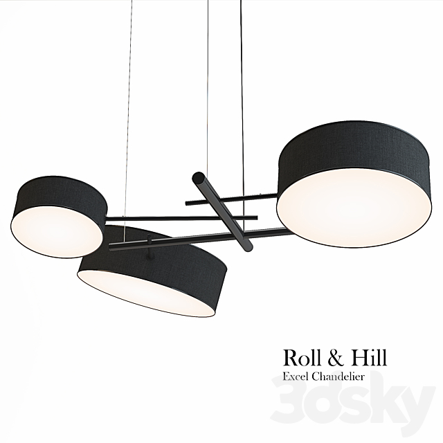 Roll & Hill – Excel Chandelier 3DSMax File - thumbnail 1