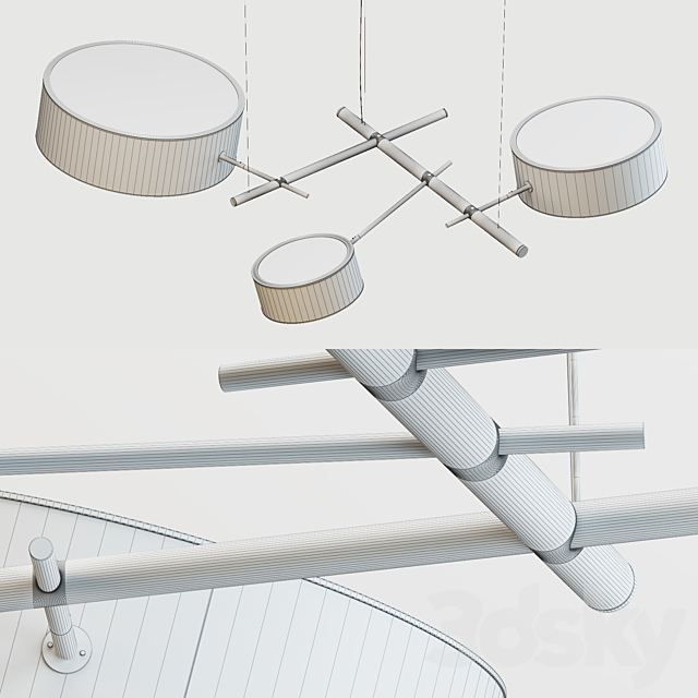 Roll & Hill – Excel Chandelier 3DSMax File - thumbnail 3