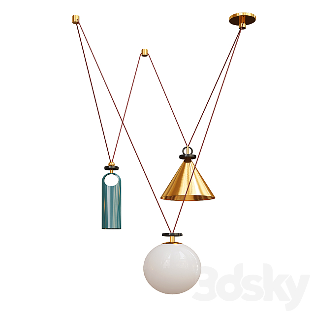 Roll Hill Pendant_2 3DSMax File - thumbnail 1