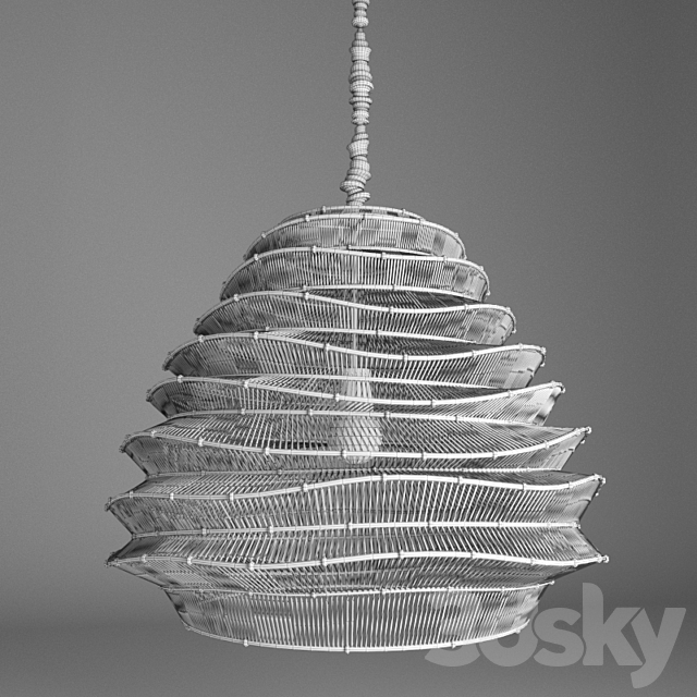 Roost Bamboo Cloud Chandelier 3DSMax File - thumbnail 2