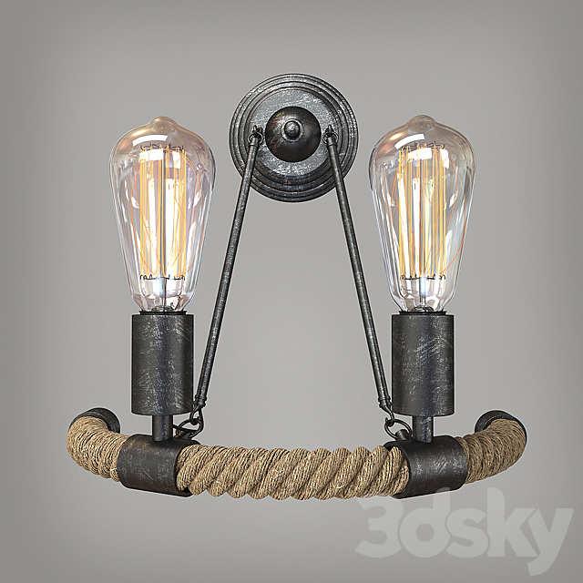 Round-type pendant lamp 3DSMax File - thumbnail 2