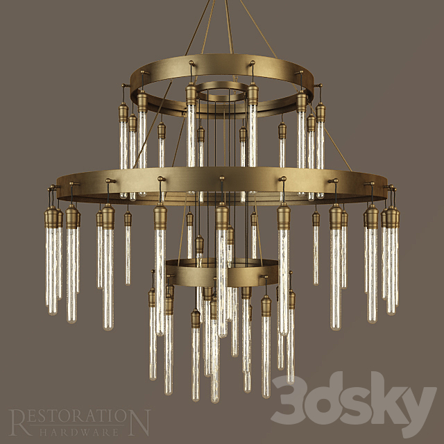 RT AXIS THREE-TIER CHANDELIER 3DSMax File - thumbnail 1