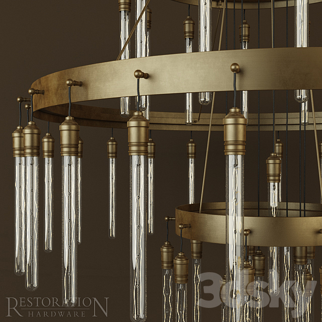 RT AXIS THREE-TIER CHANDELIER 3DSMax File - thumbnail 2