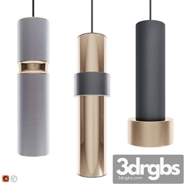 Rybbi pendants set 3dsmax Download - thumbnail 1